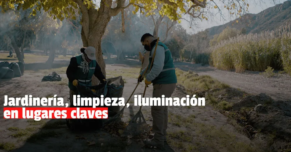 Iluminación y nuevas mejoras en el el Jardín de los Poetas y la Quebrada de Zonda