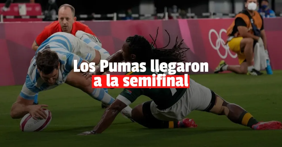 Los Pumas vencieron a Sudáfrica y avanzaron a las semifinales en Tokio