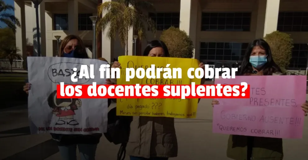 Desde Educación se pondrán al día con los docentes suplentes que no cobraban su sueldo