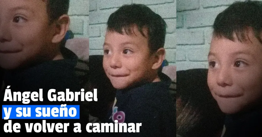 Ángel Gabriel necesita ayuda para volver a caminar