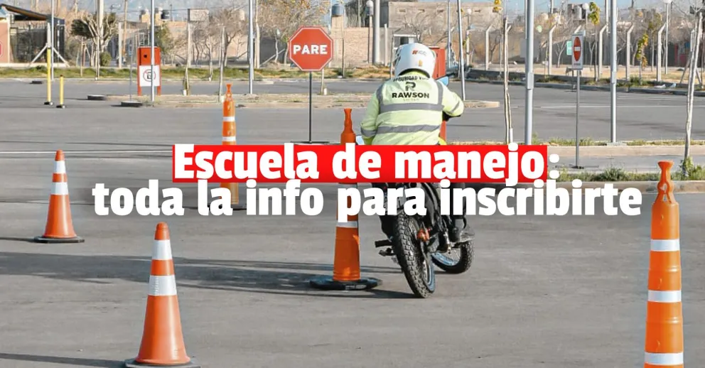 Abrieron las inscripciones para la escuela de manejo de Rawson