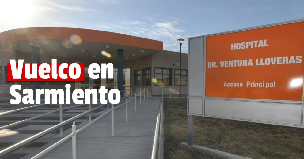 Sarmiento: dos jóvenes que volvían de Mendoza volcaron en la Ruta 295
