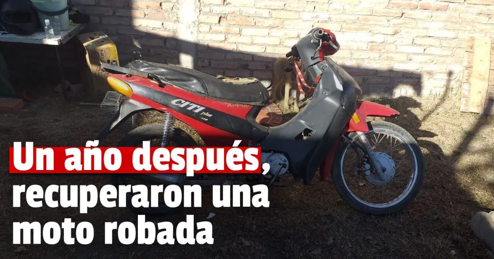 Allanamiento y detención: encontraron una moto robada en una vivienda de La Bebida