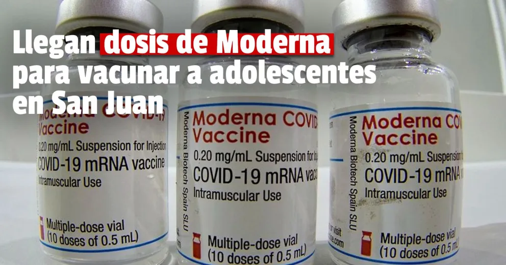 Moderna: este miércoles comienza la distribución en todo el país y a San Juan llegan más de 15.000 dosis