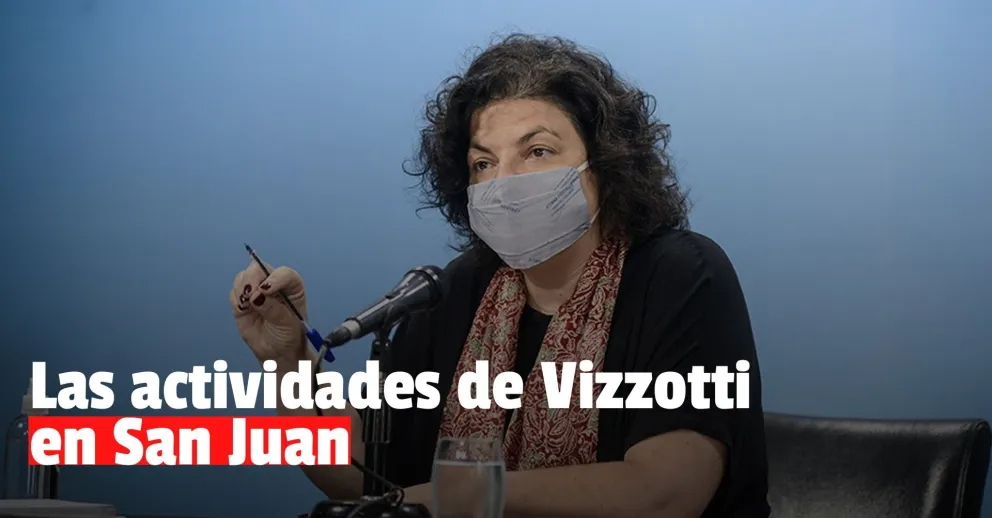 La agenda de Carla Vizzotti en San Juan