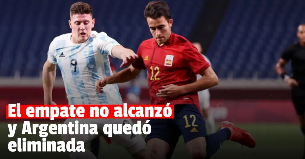 La Selección Argentina de fútbol empató con España pero no le alcanzó para clasificar