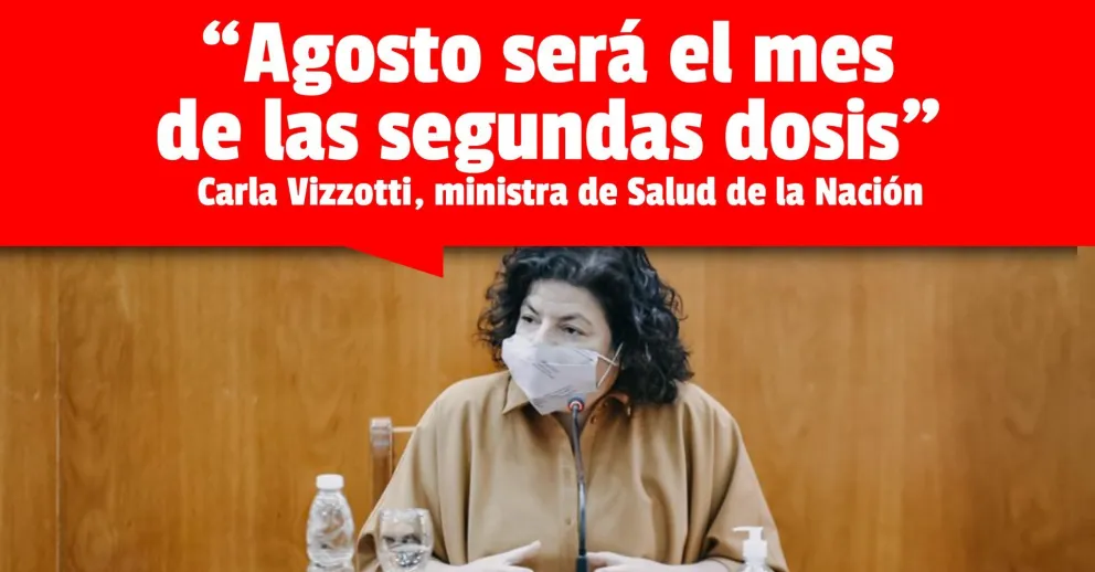 Carla Vizzotti: "Queremos transmitirle que es muy importante que se vacunen"