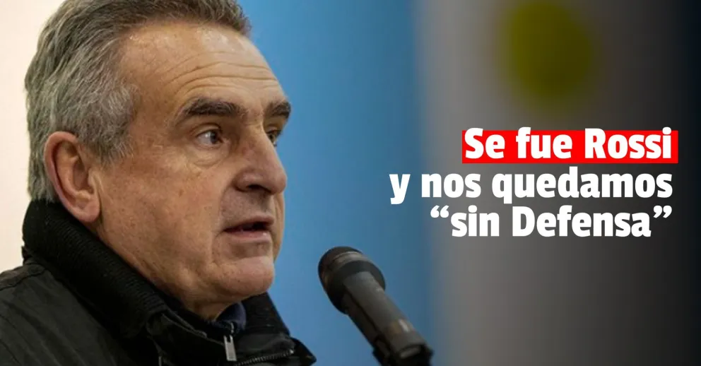 Rossi renunció al Ministerio de Defensa