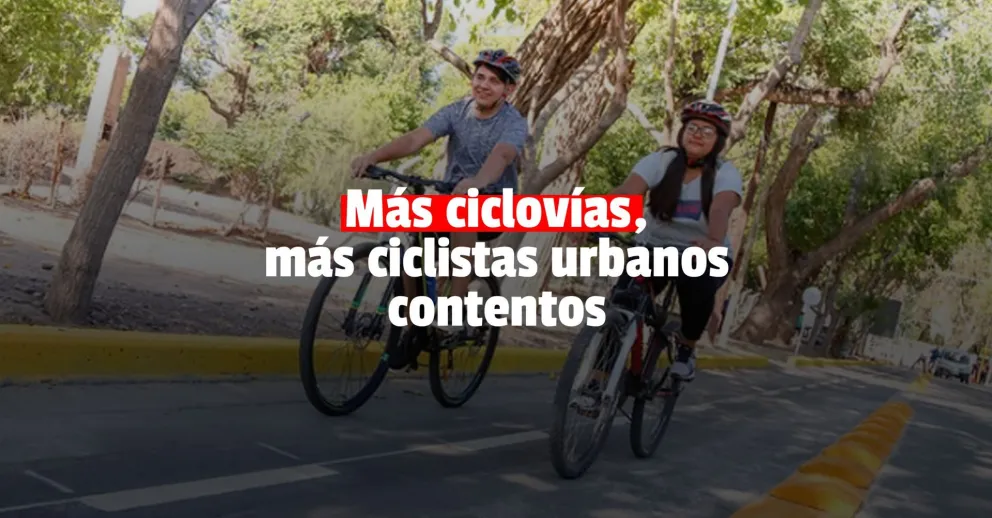 Se agranda la red de ciclovías en Capital