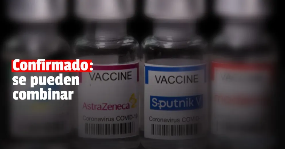 Rusia informó que "es seguro" combinar la Sputnik V con AstraZeneca