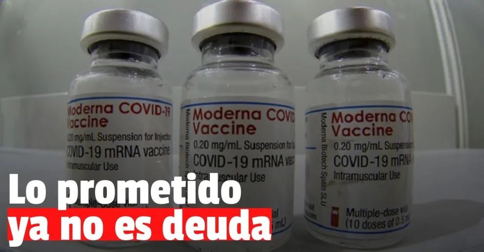 COVID-19: San Juan recibió 15.540 vacunas Moderna