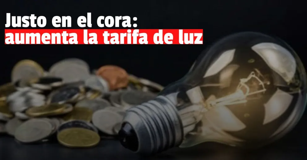 Se vienen dos aumentos en el precio de luz: uno en diciembre y el otro en marzo del 2022