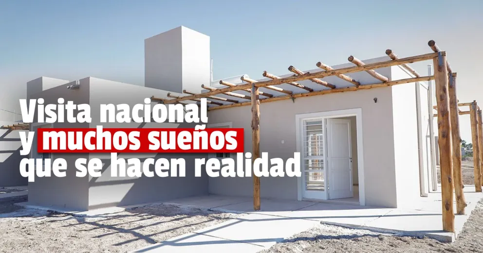 Ferraresi llega San Juan para inaugurar dos barrios y entregar escrituras