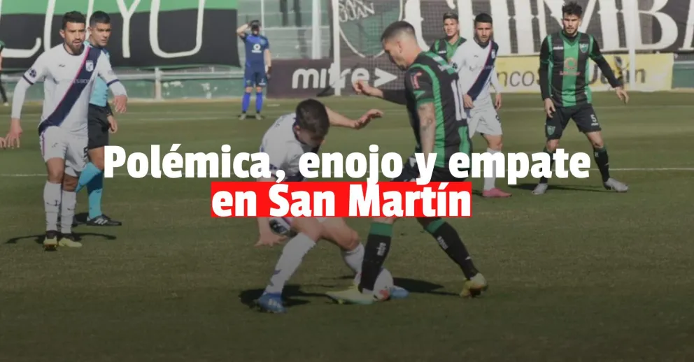 Con polémica, San Martín igualó 0 a 0 con Brown