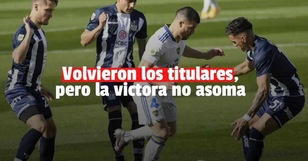 Boca empató ante Talleres y sigue sin ganar en la Liga