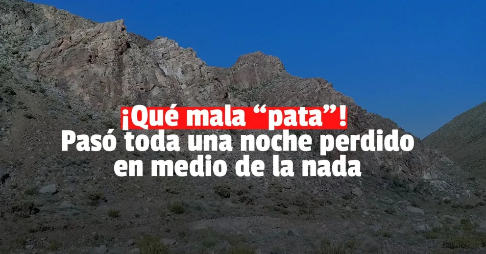 Intenso operativo para rescatar a un trekkinista perdido