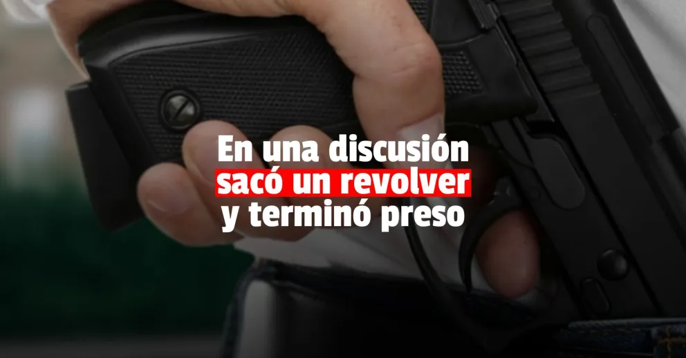 Fue a discutir con otro hombre y lo amenazó a los tiros