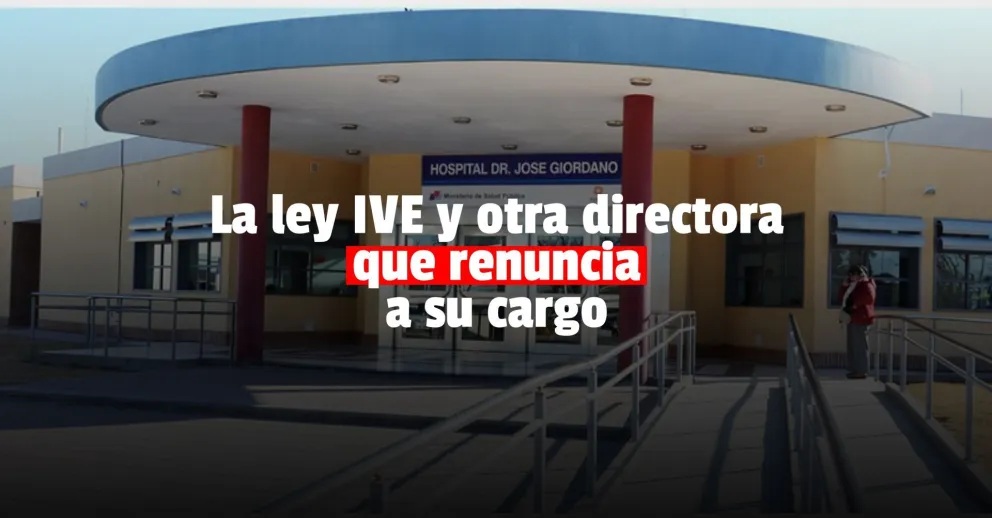 Ley IVE: la directora del Hospital de Albardón renunció a su cargo