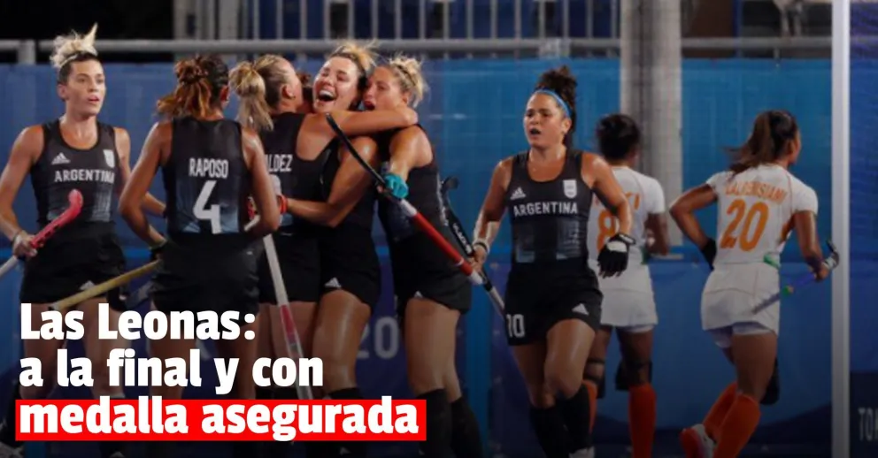 Las Leonas pasaron a la final y aseguraron la medalla
