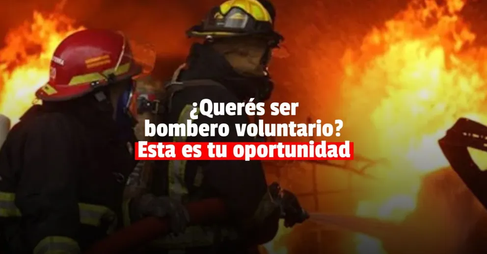 ¿Querés ser Bombero Voluntario? En Pocito te esperan