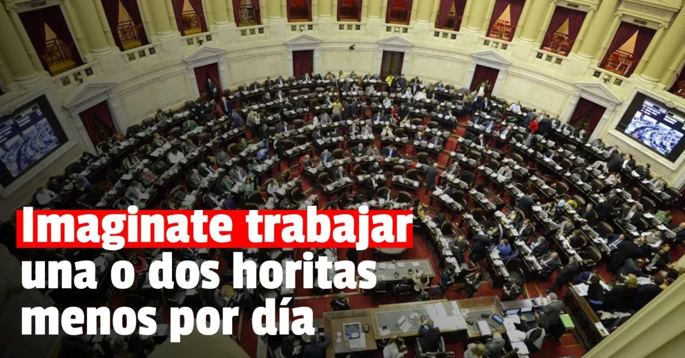 Presentaron un proyecto para acortar la jornada laboral