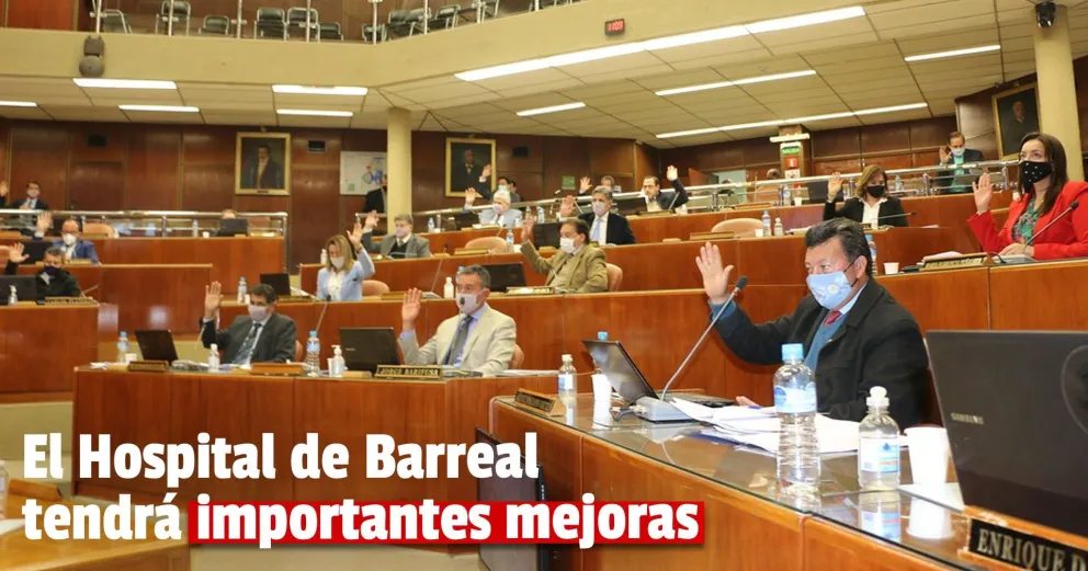 Se aprobó un convenio para mejorar el Hospital de Barreal y se va expropiar un terreno para construir un barrio en Calingasta 