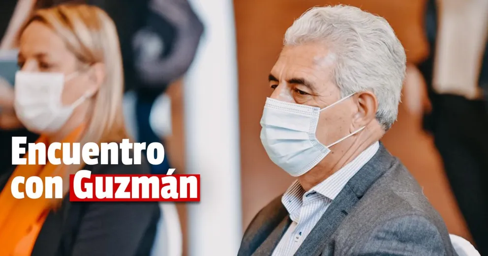 Guzmán en San Juan: Allende y Aubone participaron de la reunión con el Ministro de Economía