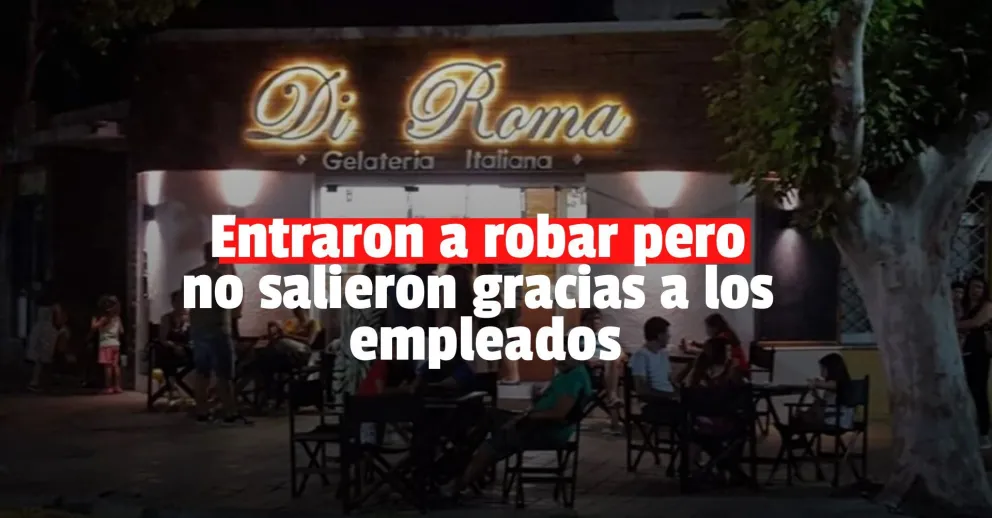 Tres mendocinos robaron una heladería a punta de pistola