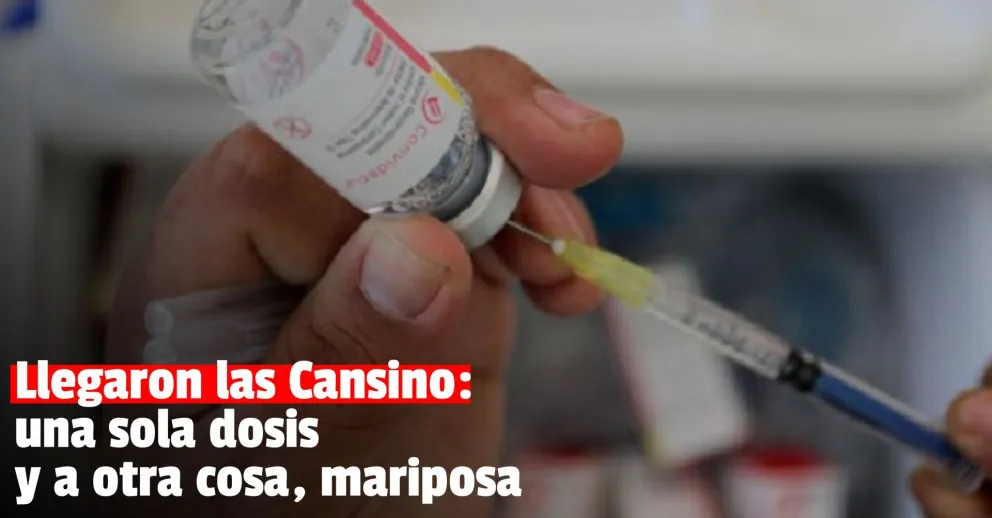 Llegaron al país las vacunas Cansino de una sola dosis