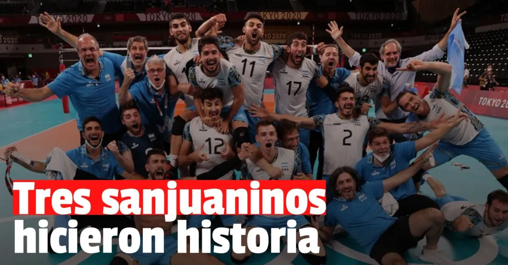 Argentina venció a Brasil y conquistó la medalla de bronce en el vóley de los Juegos Olímpicos