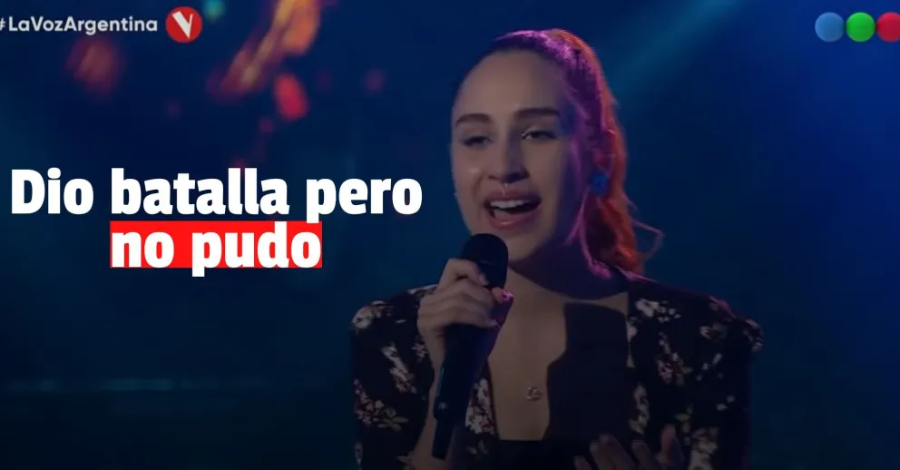 Magali Aciar fue eliminada de La Voz Argentina