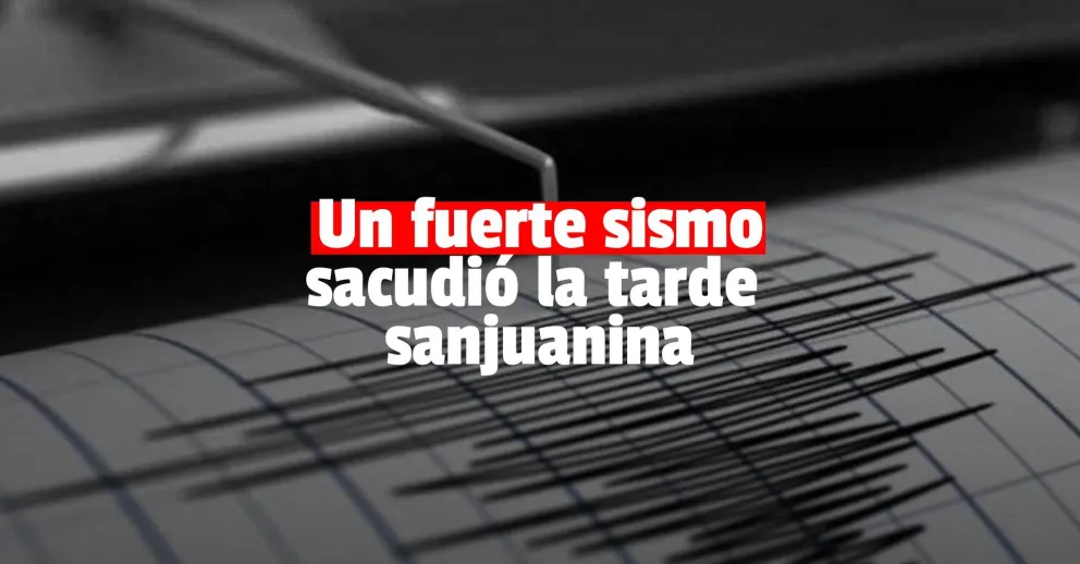 Un temblor movió la tarde noche sanjuanina