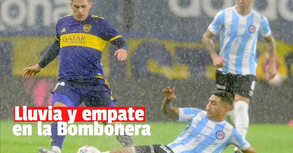 Boca empató con Argentinos en la Bombonera y no puede despegar del fondo