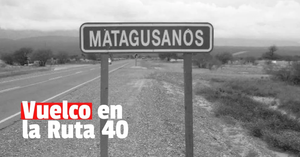 Una familia volcó en Matagusanos: no habrían heridos de gravedad