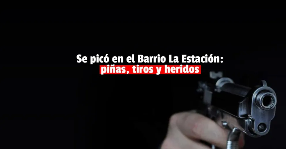 Gresca, tensión y tiros en el Barrio La Estación