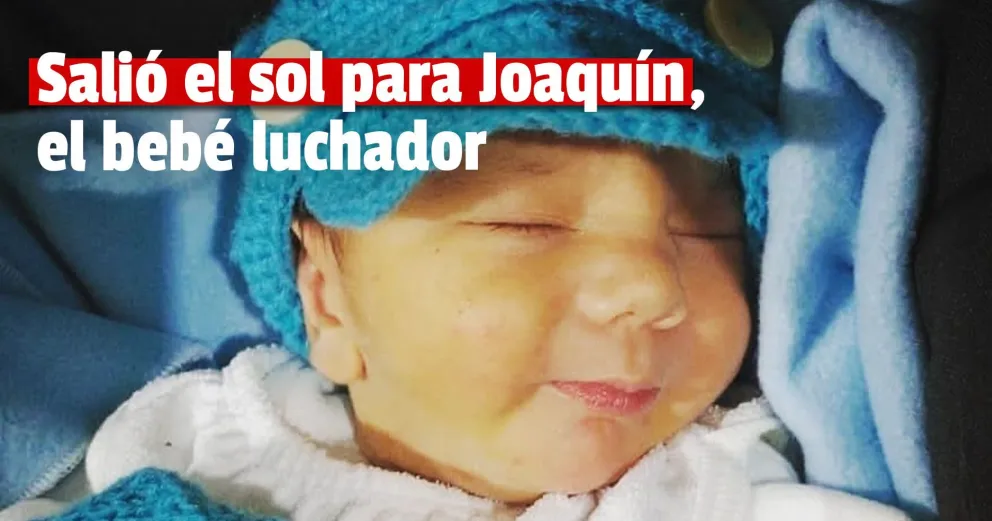 Joaquín recibió su medicación y evoluciona notablemente
