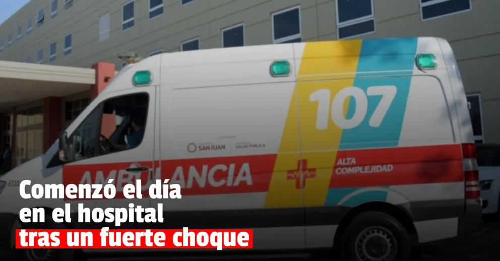 Un motociclista se rompió la cara tras chocar con un ciclista