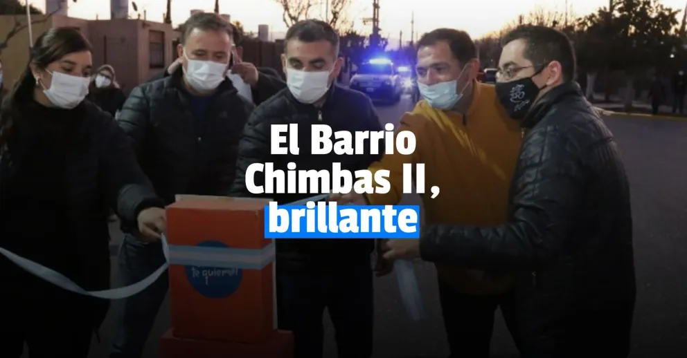 El Barrio Chimbas II estrenó nuevas luminarias