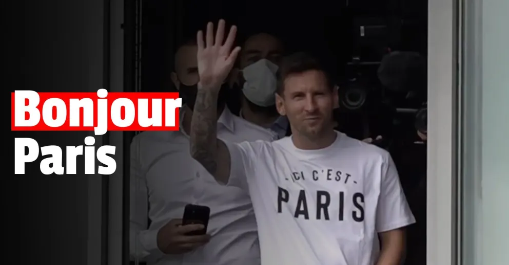 Lionel Messi llegó a Paris y revolucionó a toda la ciudad