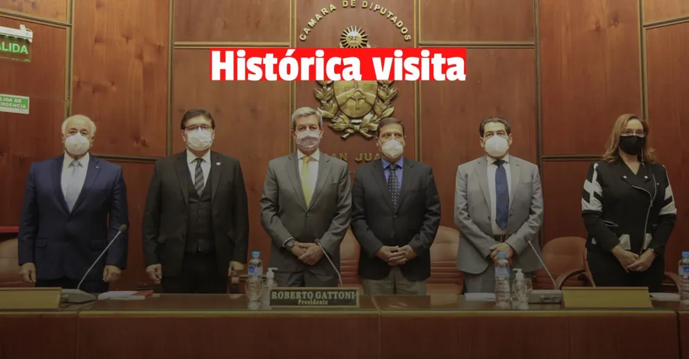La Cámara de Diputados recibió los saludos protocolares de la Corte de Justicia