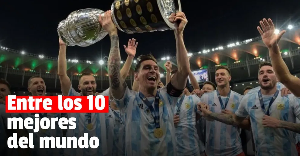 Argentina avanzó dos puestos en el ranking de FIFA tras la obtención de la copa América