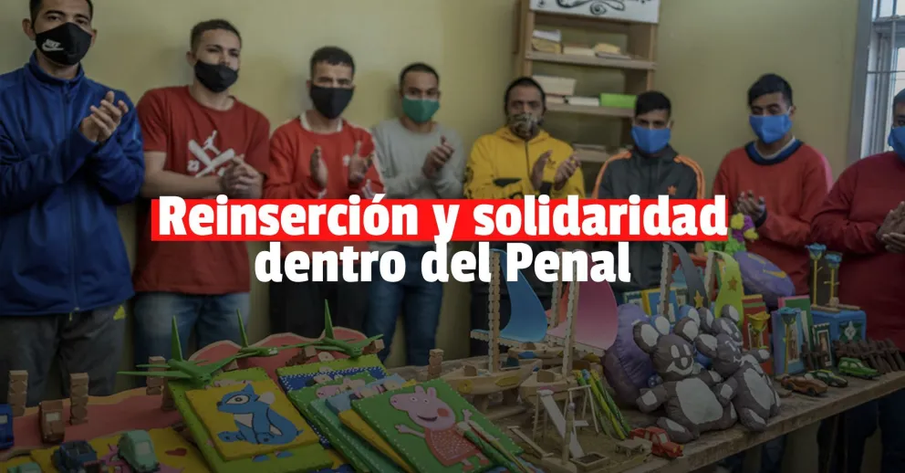 Internos del penal fabricaron juguetes y los donaron a diferentes merenderos