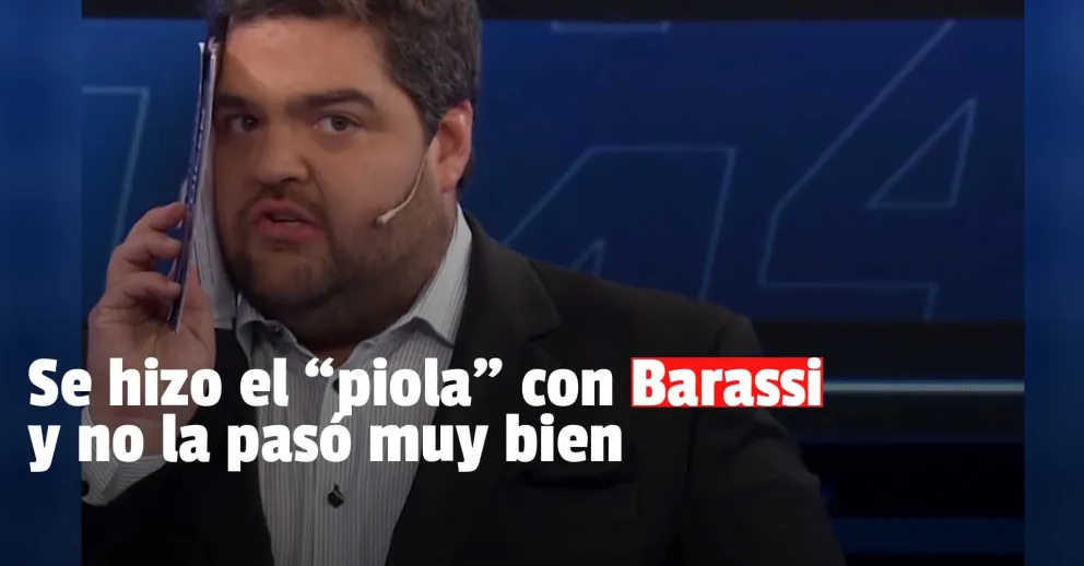 Barassi le cerró la boca a un participante que lo chicaneó y se volvió viral