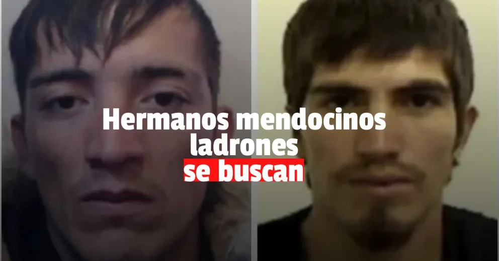 Los hermanos mendocinos que robaron una heladería se fugaron