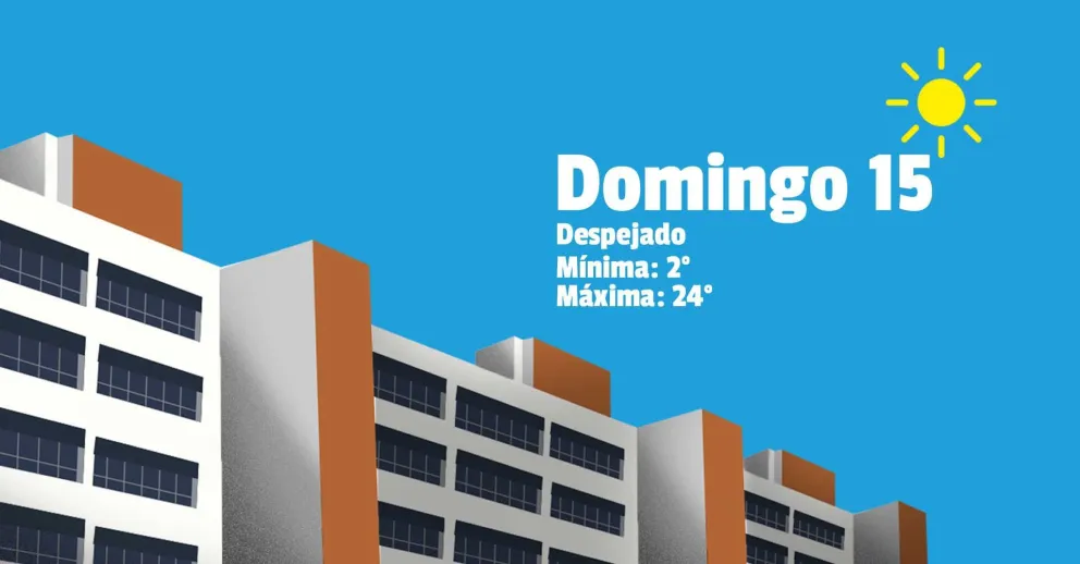 Domingo soleado y de temperatura agradable