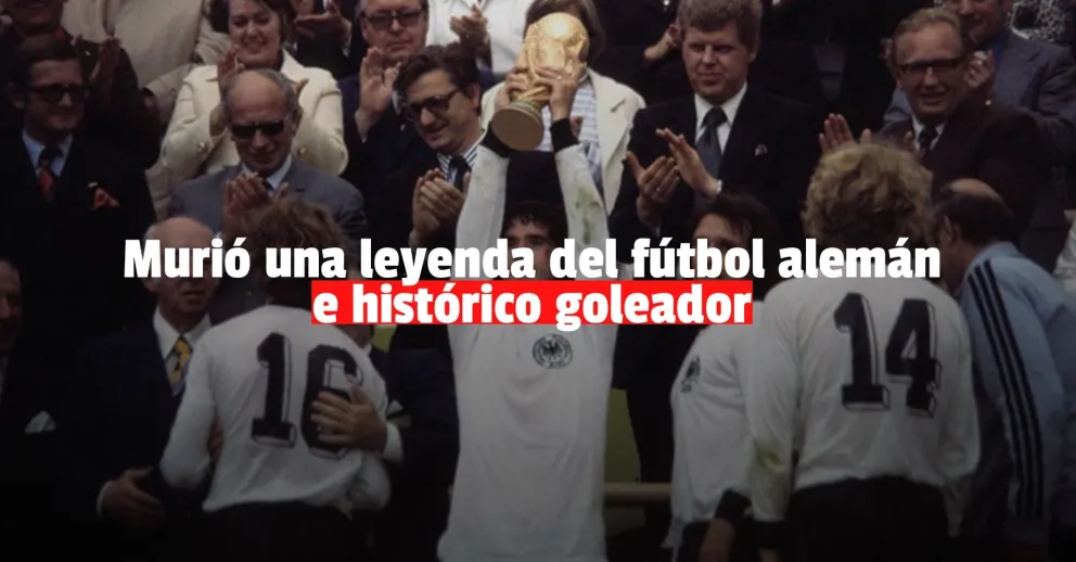 Murió Gerd Müller, leyenda del fútbol alemán