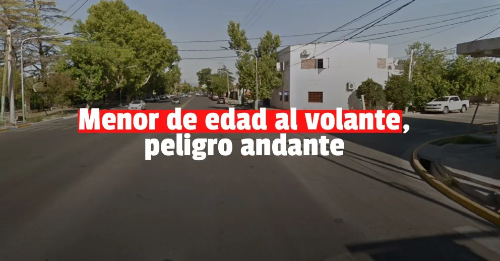 Un menor chocó a un motociclista y le provocó una fractura expuesta
