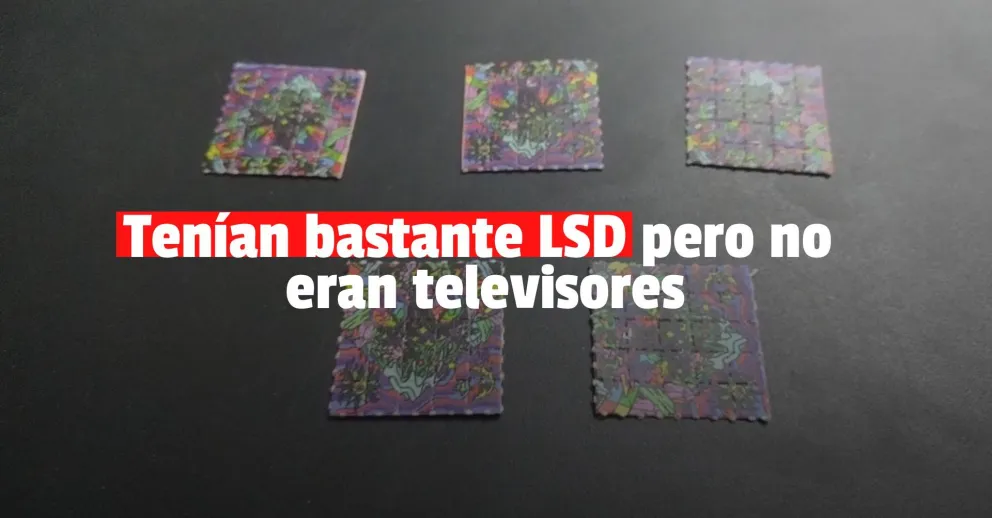 Dos barrabravas de Alianza detenidos con más de 125 dosis de LSD