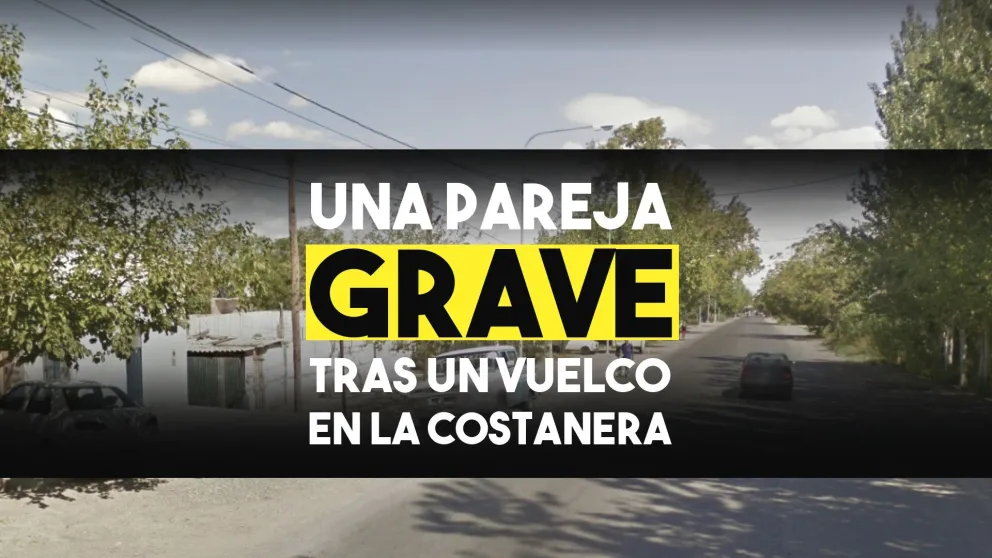 Una pareja grave tras un vuelco en la Costanera