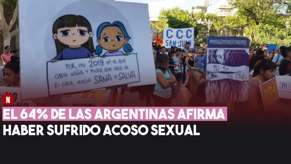 El 64% de las argentinas afirma haber sufrido acoso sexual